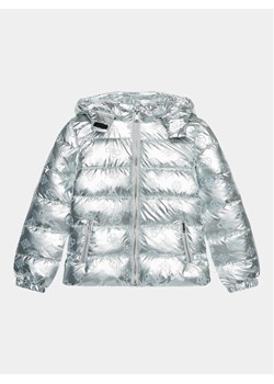Guess Kurtka zimowa J3BL06 WBVE0 Srebrny Regular Fit ze sklepu MODIVO w kategorii Kurtki dziewczęce - zdjęcie 182624814