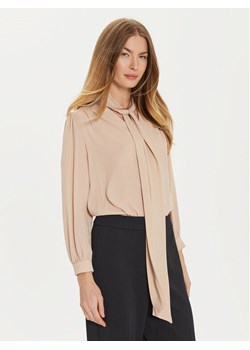 ARTIGLI Bluzka ACBL000281 Beżowy Regular Fit ze sklepu MODIVO w kategorii Bluzki damskie - zdjęcie 182624843