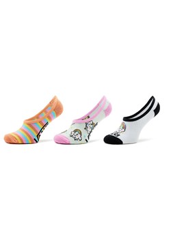 Vans Zestaw 3 par stopek dziecięcych Rainbow Rider Canoodle VN0007B4YB21 Kolorowy ze sklepu MODIVO w kategorii Skarpetki dziecięce - zdjęcie 182624862