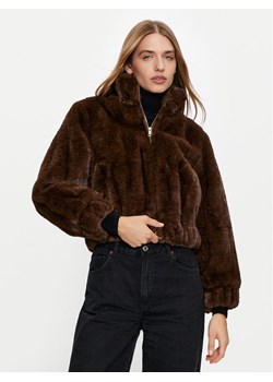 Liu Jo Futro WF4223 E0946 Brązowy Regular Fit - id: 0000304201592 - marki Liu Jo - 182624883 Liu Jo Futro WF4223 E0946 Brązowy Regular Fit ze sklepu MODIVO w kategorii Futra damskie - zdjęcie 182624883