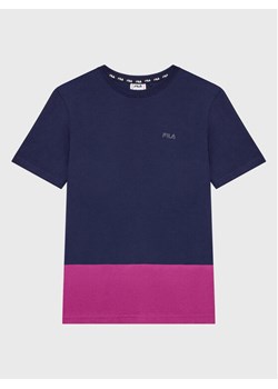 Fila T-Shirt Bremervorde FAT0125 Granatowy Regular Fit ze sklepu MODIVO w kategorii T-shirty chłopięce - zdjęcie 182624941