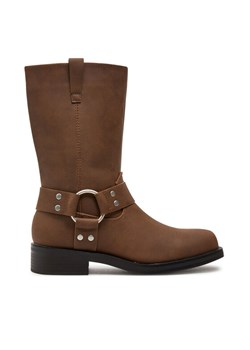 ONLY Shoes Botki 15329812 Brązowy ze sklepu MODIVO w kategorii Botki - zdjęcie 182624963