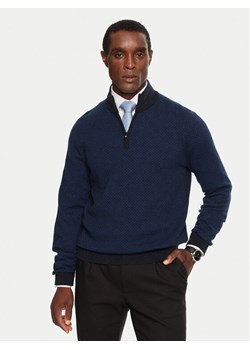 Boss Sweter 50528322 Granatowy Regular Fit ze sklepu MODIVO w kategorii Swetry męskie - zdjęcie 182625040