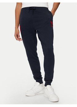 U.S. Polo Assn. Spodnie dresowe MUP0687 Granatowy Slim Fit ze sklepu MODIVO w kategorii Spodnie męskie - zdjęcie 182625093