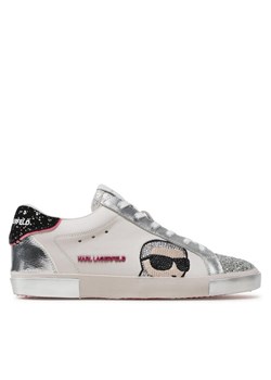 KARL LAGERFELD Sneakersy KL60136F Biały ze sklepu MODIVO w kategorii Buty sportowe damskie - zdjęcie 182625111