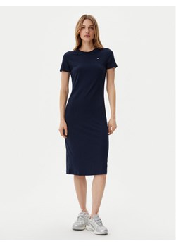 Tommy Jeans Sukienka codzienna DW0DW19721 Granatowy Slim Fit ze sklepu MODIVO w kategorii Sukienki - zdjęcie 182625212