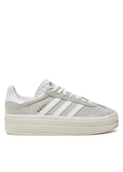 adidas Sneakersy Gazelle Bold HQ6893 Szary ze sklepu MODIVO w kategorii Buty sportowe damskie - zdjęcie 182625390