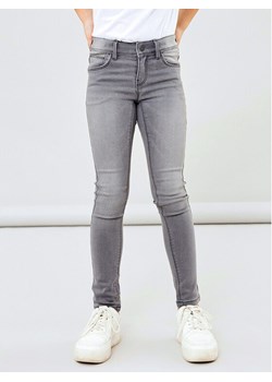 NAME IT Jeansy Polly 13210232 Szary Skinny Fit ze sklepu MODIVO w kategorii Spodnie dziewczęce - zdjęcie 182625423