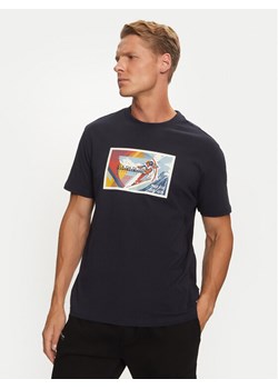 Napapijri T-Shirt S-Portalet Ss NP0A4I3E Granatowy Relaxed Fit ze sklepu MODIVO w kategorii T-shirty męskie - zdjęcie 182625461