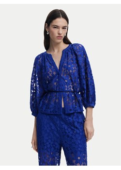 Desigual Bluzka 25SWBW24 Niebieski Regular Fit ze sklepu MODIVO w kategorii Bluzki damskie - zdjęcie 182625641