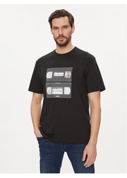 Boss T-Shirt TeRetroLeo 50510021 Czarny Regular Fit ze sklepu MODIVO w kategorii T-shirty męskie - zdjęcie 182625650
