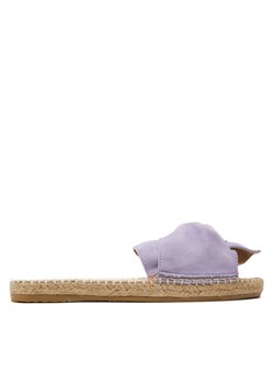 Manebi Espadryle Hamptons Sandals With Knot W 1.3 JK Fioletowy ze sklepu MODIVO w kategorii Klapki damskie - zdjęcie 182625690