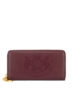 Juicy Couture Duży Portfel Damski BIJXT8652WVP Bordowy ze sklepu MODIVO w kategorii Portfele damskie - zdjęcie 182625892