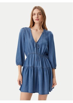 Tommy Jeans Sukienka codzienna DW0DW20612 Niebieski Relaxed Fit ze sklepu MODIVO w kategorii Sukienki - zdjęcie 182626010