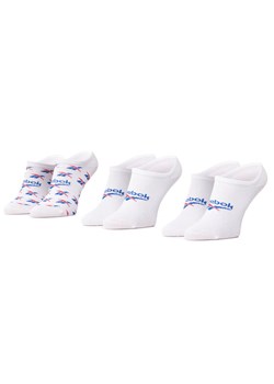 Reebok Zestaw 3 par stopek unisex Cl Fo Invisible Sock 3P GG6680 Biały ze sklepu MODIVO w kategorii Skarpetki damskie - zdjęcie 182626030