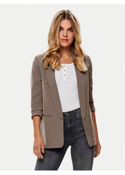 ONLY Marynarka Elly 15197451 Brązowy Regular Fit ze sklepu MODIVO w kategorii Marynarki damskie - zdjęcie 182626044