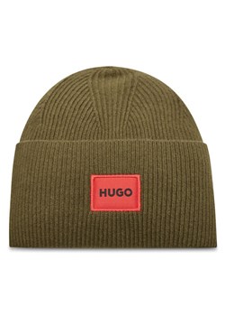 Hugo Czapka Xaff 50496011 Zielony ze sklepu MODIVO w kategorii Czapki zimowe męskie - zdjęcie 182626090