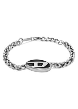Diesel Bransoletka Steel Font DX1469040 Srebrny ze sklepu MODIVO w kategorii Bransolety - zdjęcie 182626142