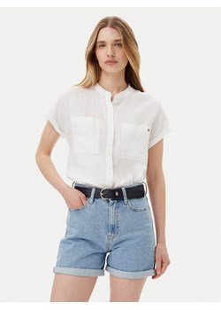Tommy Hilfiger Koszula WW0WW44715 Biały Regular Fit ze sklepu MODIVO w kategorii Koszule damskie - zdjęcie 182626203