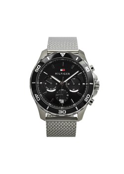 Tommy Hilfiger Zegarek Jordan 1792092 Srebrny ze sklepu MODIVO w kategorii Zegarki - zdjęcie 182626282