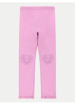Coccodrillo Legginsy WC4122102GEK Różowy Slim Fit ze sklepu MODIVO w kategorii Spodnie dziewczęce - zdjęcie 182626320