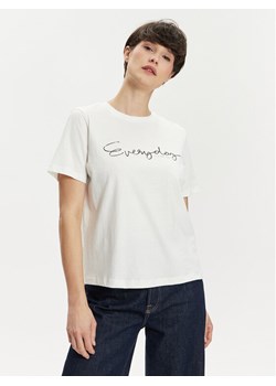 JDY T-Shirt Molly 15311675 Biały Regular Fit ze sklepu MODIVO w kategorii Bluzki damskie - zdjęcie 182626360