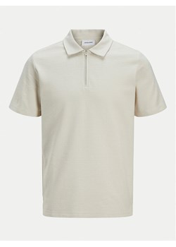 Jack&Jones Polo Benja 12269338 Beżowy Regular Fit ze sklepu MODIVO w kategorii T-shirty męskie - zdjęcie 182626393