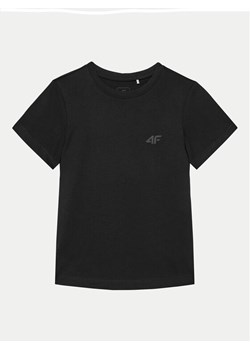 4F T-Shirt 4FJWMM00TTSHM1626 Czarny Regular Fit ze sklepu MODIVO w kategorii T-shirty chłopięce - zdjęcie 182626404