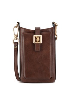 U.S. Polo Assn. Torebka BIUXT8504WVP Brązowy ze sklepu MODIVO w kategorii Listonoszki - zdjęcie 182626413
