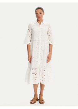 Iconique Sukienka koszulowa IC25-005 Biały Relaxed Fit ze sklepu MODIVO w kategorii Sukienki - zdjęcie 182626454