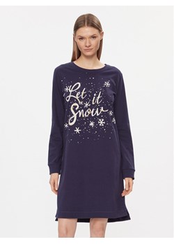 Triumph Koszula nocna Winter Moments NDK X 10216545 Granatowy ze sklepu MODIVO w kategorii Koszule nocne - zdjęcie 182626612