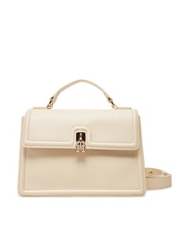 Tommy Hilfiger Torebka Th Eternity Mini Satchel AW0AW17176 Écru ze sklepu MODIVO w kategorii Listonoszki - zdjęcie 182626690