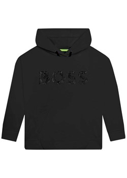 Boss Bluza J25O46 S Czarny Regular Fit ze sklepu MODIVO w kategorii Bluzy chłopięce - zdjęcie 182626751