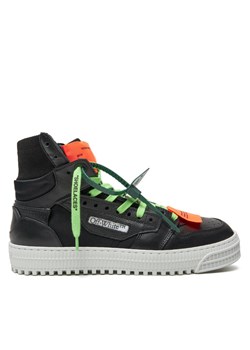 Off-White Sneakersy OMIA065S22LEA0031010 Czarny ze sklepu MODIVO w kategorii Buty sportowe męskie - zdjęcie 182626823