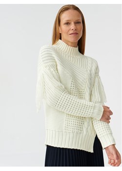 Tatuum Sweter Frimi T2319.095 Écru Oversize ze sklepu MODIVO w kategorii Swetry damskie - zdjęcie 182626850