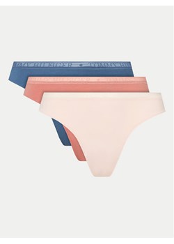 Tommy Hilfiger Komplet 3 par stringów UW0UW04890 Kolorowy ze sklepu MODIVO w kategorii Majtki damskie - zdjęcie 182626854