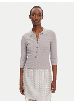 ROTATE Sweter 113785039 Szary Slim Fit ze sklepu MODIVO w kategorii Swetry damskie - zdjęcie 182627063
