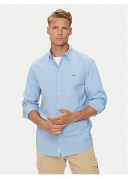 Tommy Jeans Koszula Entry DM0DM19519 Niebieski Regular Fit ze sklepu MODIVO w kategorii Koszule męskie - zdjęcie 182627113