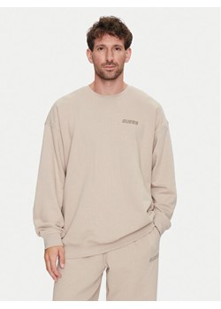 Guess Bluza Emis Z4YQ13 KAIJ1 Beżowy Boxy Fit ze sklepu MODIVO w kategorii Bluzy męskie - zdjęcie 182627200