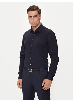 Calvin Klein Koszula K10K113160 Granatowy Slim Fit ze sklepu MODIVO w kategorii Koszule męskie - zdjęcie 182627224