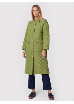 Tommy Hilfiger Kurtka przejściowa Quilted Sorona WW0WW35551 Zielony Relaxed Fit ze sklepu MODIVO w kategorii Kurtki damskie - zdjęcie 182627243