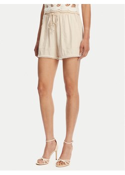 TWINSET Szorty materiałowe 251LM2QGG Beżowy Regular Fit ze sklepu MODIVO w kategorii Szorty - zdjęcie 182627290