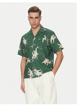 Lacoste Koszula CH0113 Zielony Relaxed Fit ze sklepu MODIVO w kategorii Koszule męskie - zdjęcie 182627300
