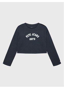Pepe Jeans T-Shirt Paullete PG502955 Granatowy Regular Fit ze sklepu MODIVO w kategorii Bluzki dziewczęce - zdjęcie 182627341