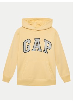 Gap Bluza 885742 Żółty Regular Fit ze sklepu MODIVO w kategorii Bluzy chłopięce - zdjęcie 182627351