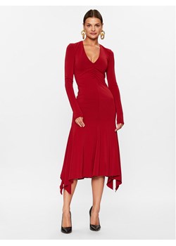 Patrizia Pepe Sukienka koktajlowa 8A1181/J113-R799 Czerwony Regular Fit ze sklepu MODIVO w kategorii Sukienki - zdjęcie 182627354