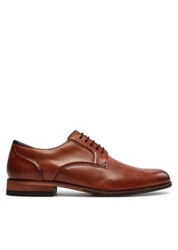 Clarks Półbuty Craftarlo Lace 26177697 Brązowy ze sklepu MODIVO w kategorii Buty eleganckie męskie - zdjęcie 182627543