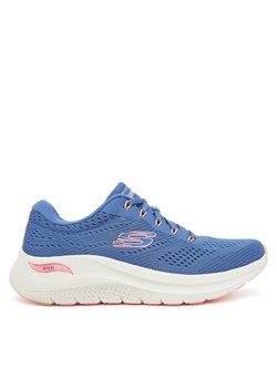 Skechers Sneakersy Arch Fit 2.0-Big League 150051/BLPK Niebieski ze sklepu MODIVO w kategorii Buty sportowe damskie - zdjęcie 182627573