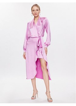 Pinko Sukienka codzienna 100295 Z345 Fioletowy Regular Fit ze sklepu MODIVO w kategorii Sukienki - zdjęcie 182627654