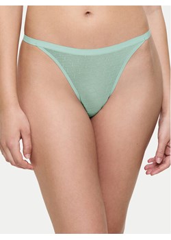Triumph Stringi Signature Sheer 10216494 Zielony ze sklepu MODIVO w kategorii Majtki damskie - zdjęcie 182627664